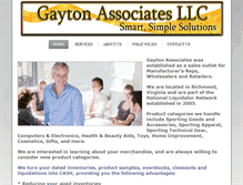 Tablet Screenshot of gaytonassociates.com